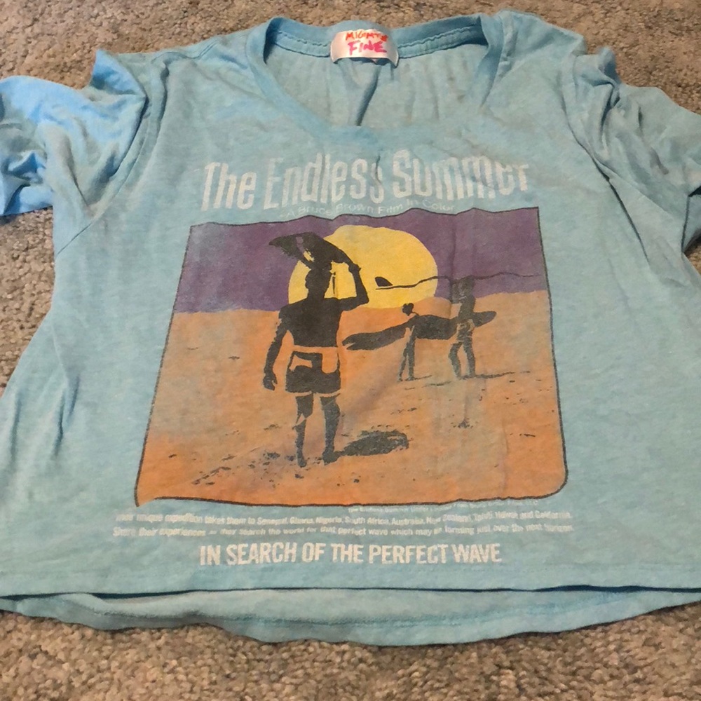 cropped endless summer shirt